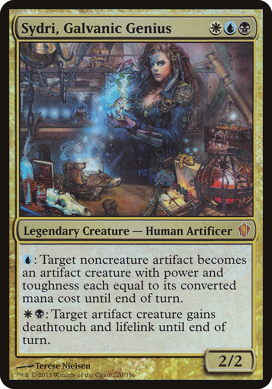 Sydri, Galvanic Genius (Oversized) [Commander 2013 Oversized] | Game Master's Emporium (The New GME)