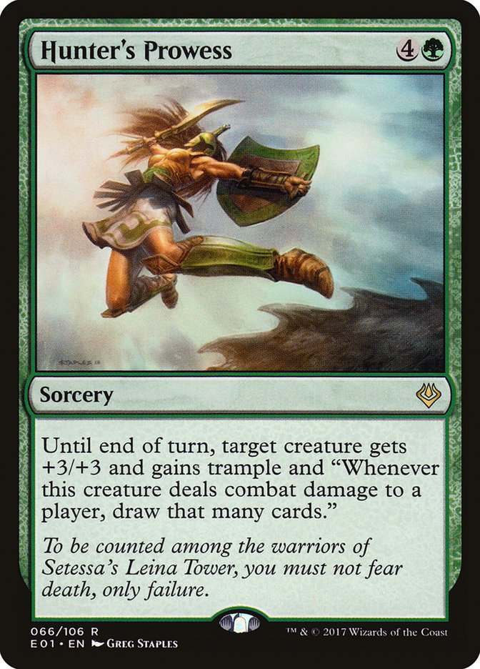 Hunter's Prowess [Archenemy: Nicol Bolas] | Game Master's Emporium (The New GME)