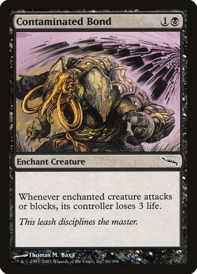 Contaminated Bond [Mirrodin] | Game Master's Emporium (The New GME)