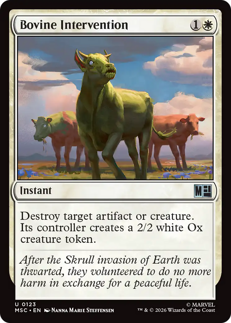 Bovine Intervention [Marvel Super Heroes Commander] | Game Master's Emporium (The New GME)