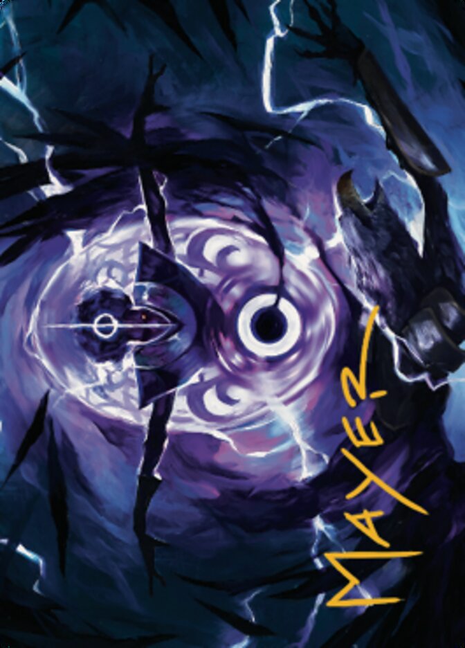 Rona's Vortex Art Card (Gold-Stamped Signature) [Dominaria United Art Series] | Game Master's Emporium (The New GME)
