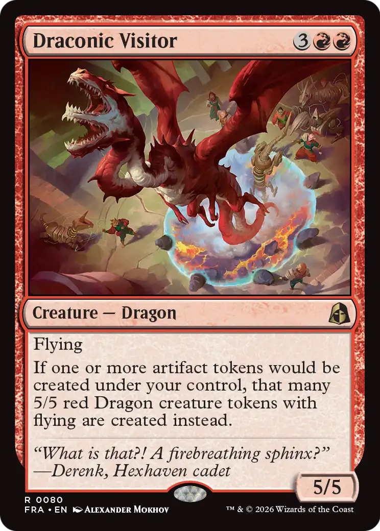 Draconic Visitor [Reality Fracture] | Game Master's Emporium (The New GME)