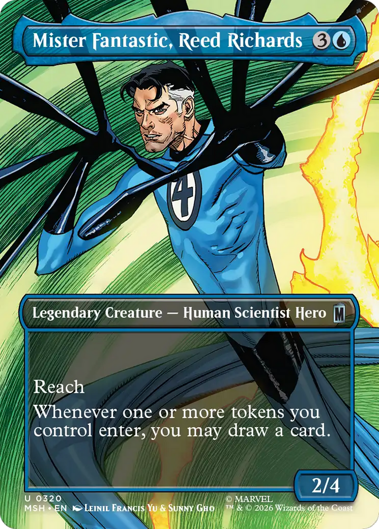 Mister Fantastic, Reed Richards (Borderless) [Marvel Super Heroes] | Game Master's Emporium (The New GME)