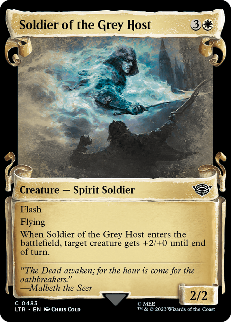 Soldier of the Grey Host [The Lord of the Rings: Tales of Middle-Earth Showcase Scrolls] | Game Master's Emporium (The New GME)