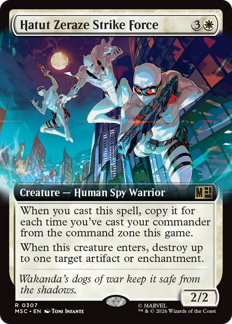 Hatut Zeraze Strike Force (Extended Art) [Marvel Super Heroes Commander] | Game Master's Emporium (The New GME)