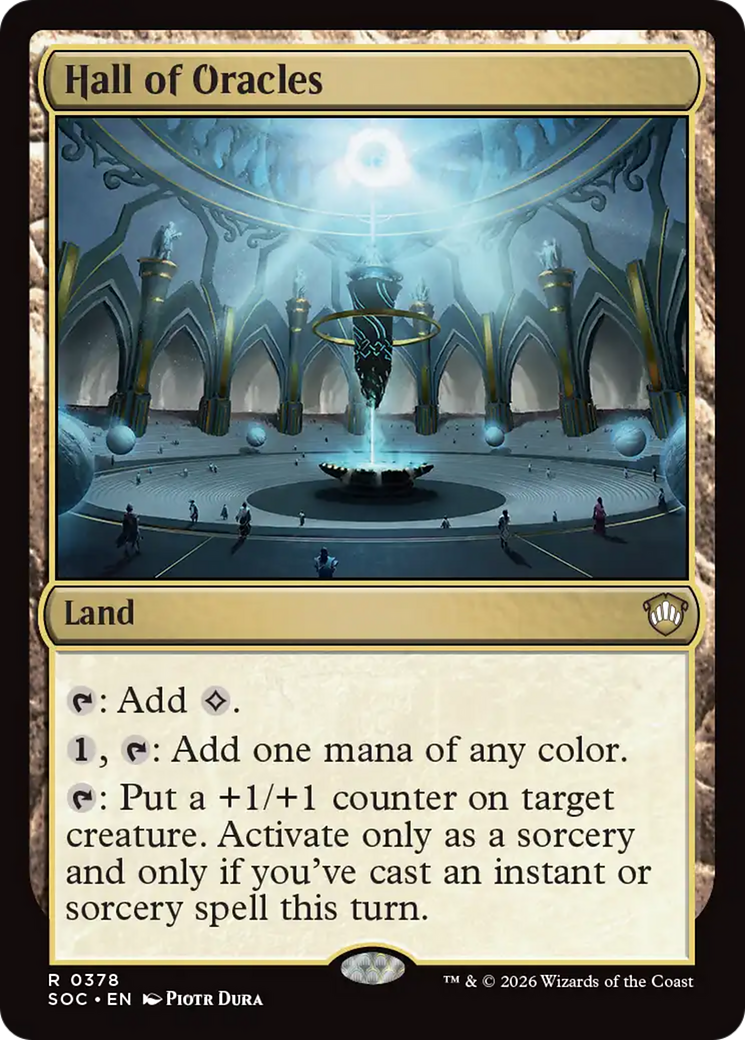 Hall of Oracles [Secrets of Strixhaven Commander] | Game Master's Emporium (The New GME)