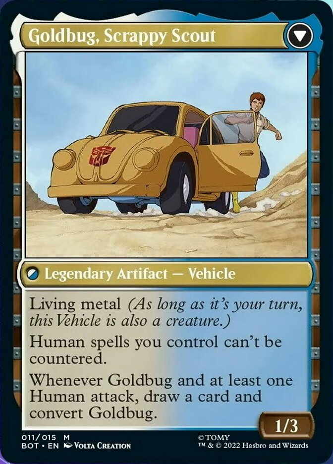 Goldbug, Humanity's Ally // Goldbug, Scrappy Scout [Transformers] | Game Master's Emporium (The New GME)