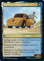 Goldbug, Humanity's Ally // Goldbug, Scrappy Scout [Transformers] | Game Master's Emporium (The New GME)