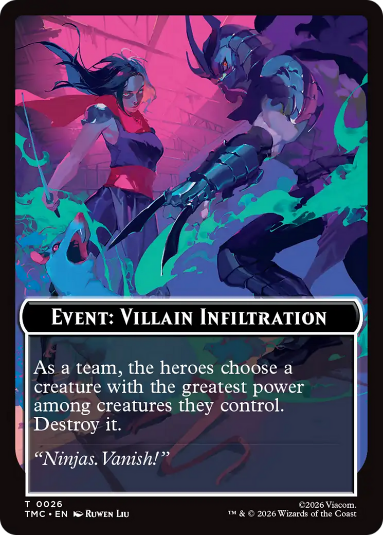 Event: Villain Infiltration [Teenage Mutant Ninja Turtles Commander Tokens] | Game Master's Emporium (The New GME)