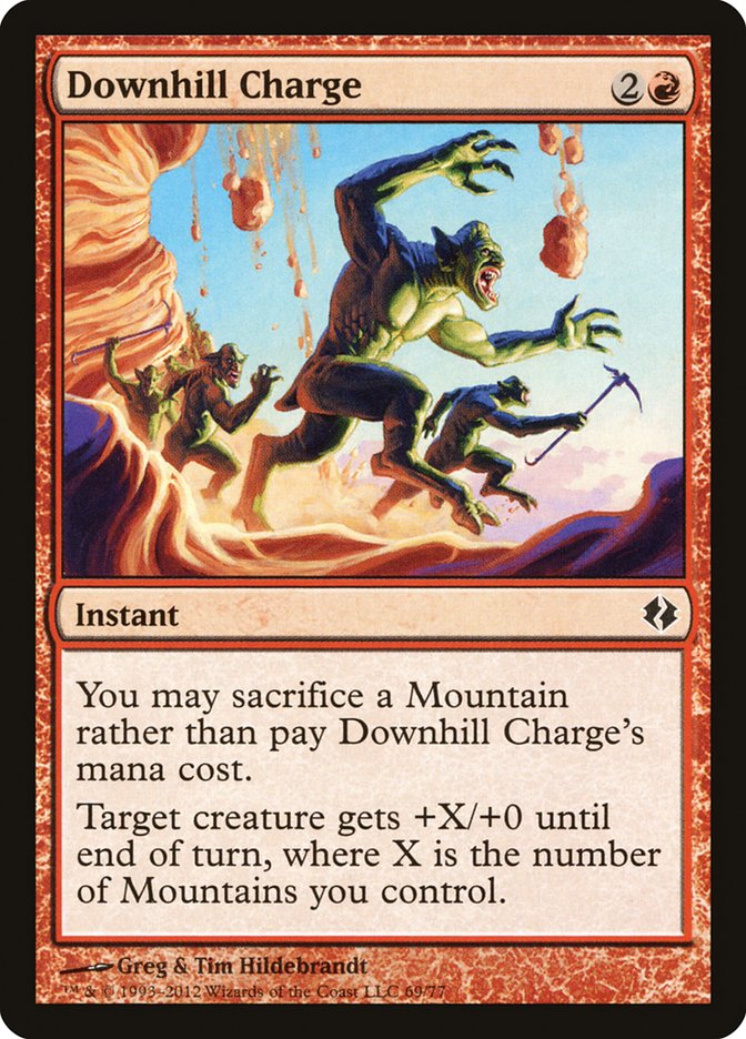 Downhill Charge [Duel Decks: Venser vs. Koth] | Game Master's Emporium (The New GME)
