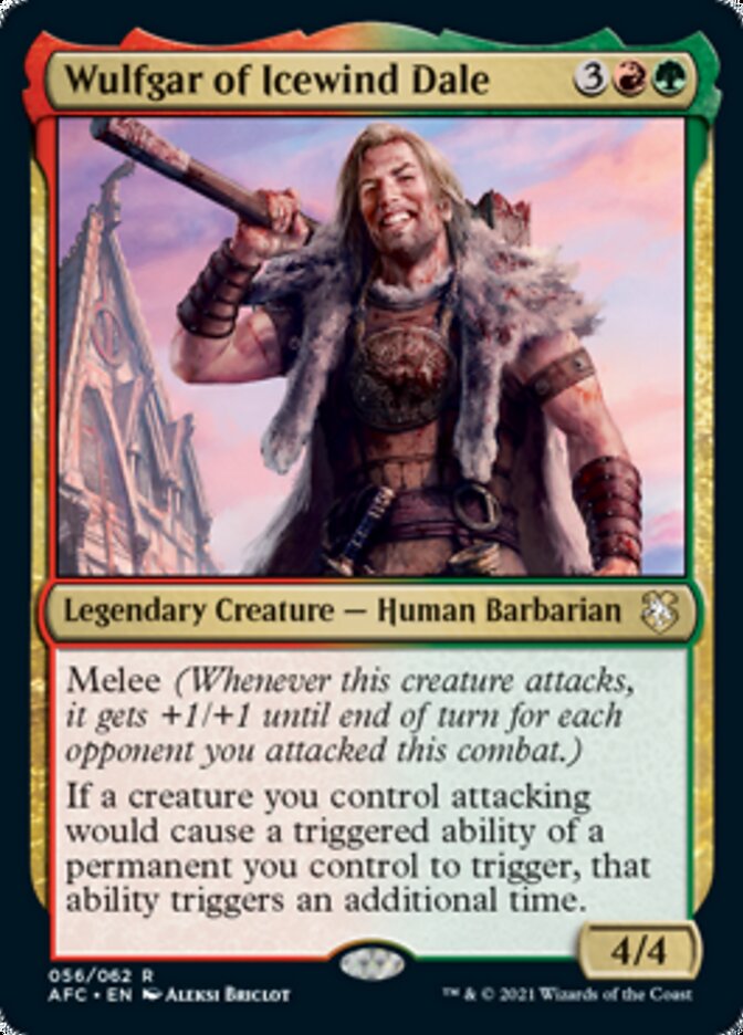 Wulfgar of Icewind Dale [Dungeons & Dragons: Adventures in the Forgotten Realms Commander] | Game Master's Emporium (The New GME)
