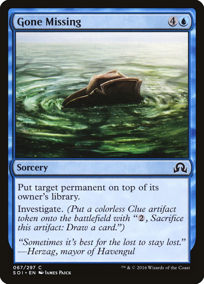 Gone Missing [Shadows over Innistrad] | Game Master's Emporium (The New GME)
