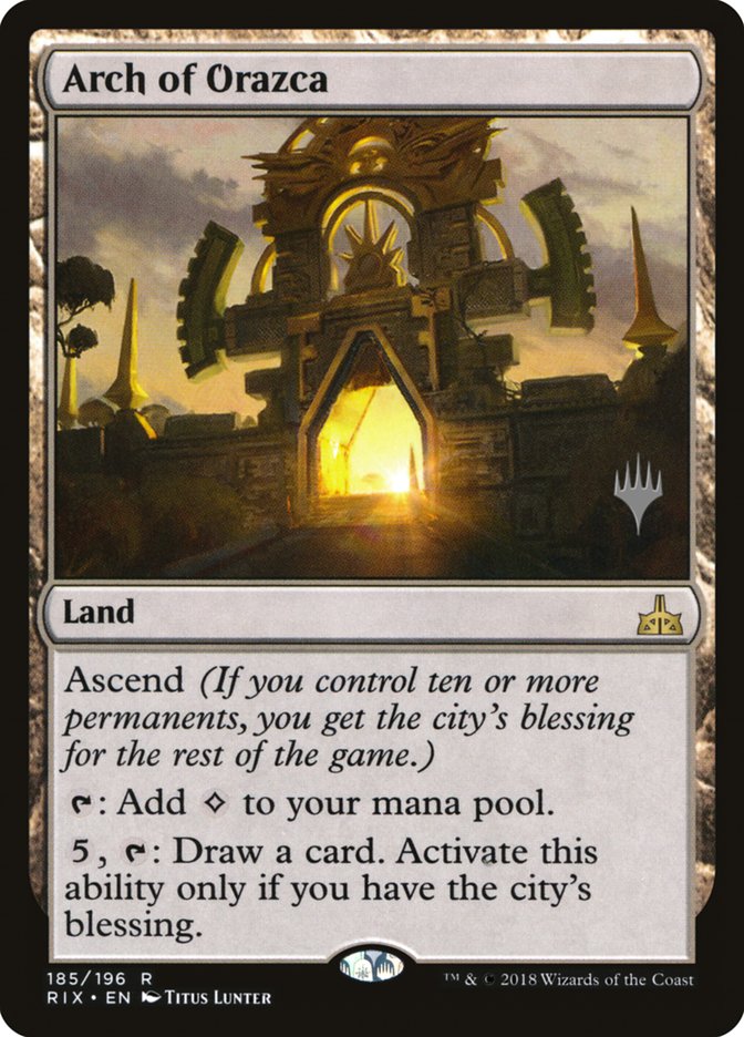 Arch of Orazca (Promo Pack) [Rivals of Ixalan Promos] | Game Master's Emporium (The New GME)