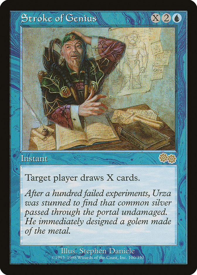 Stroke of Genius [Urza's Saga] | Game Master's Emporium (The New GME)