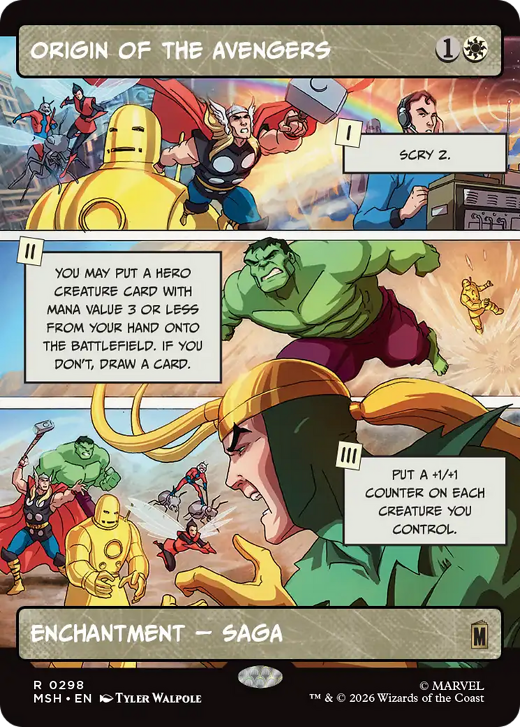 Origin of the Avengers (Borderless) [Marvel Super Heroes] | Game Master's Emporium (The New GME)