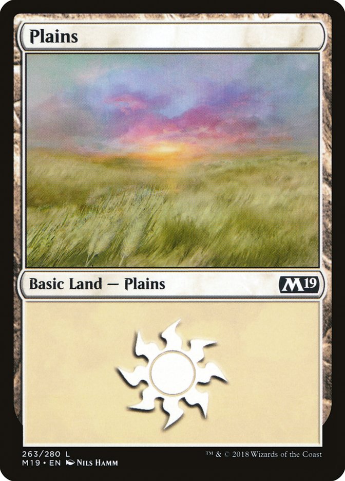 Plains (263) [Core Set 2019] | Game Master's Emporium (The New GME)