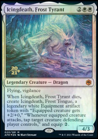 Icingdeath, Frost Tyrant [Dungeons & Dragons: Adventures in the Forgotten Realms Prerelease Promos] | Game Master's Emporium (The New GME)