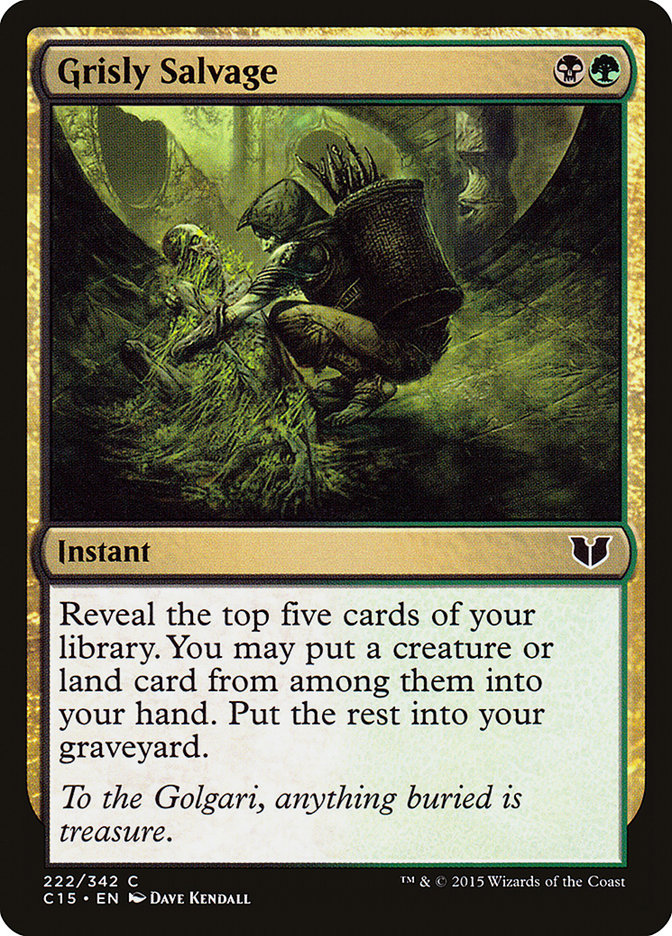 Grisly Salvage [Commander 2015] | Game Master's Emporium (The New GME)