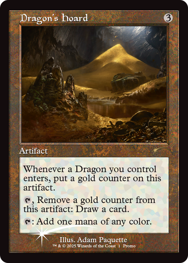 Dragon's Hoard (Retro Frame) [Wizards Play Network 2025] | Game Master's Emporium (The New GME)