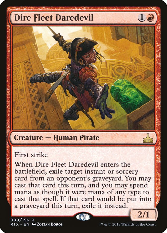Dire Fleet Daredevil [Rivals of Ixalan] | Game Master's Emporium (The New GME)