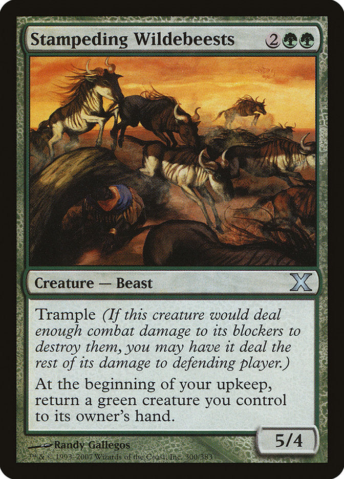 Stampeding Wildebeests [Tenth Edition] | Game Master's Emporium (The New GME)