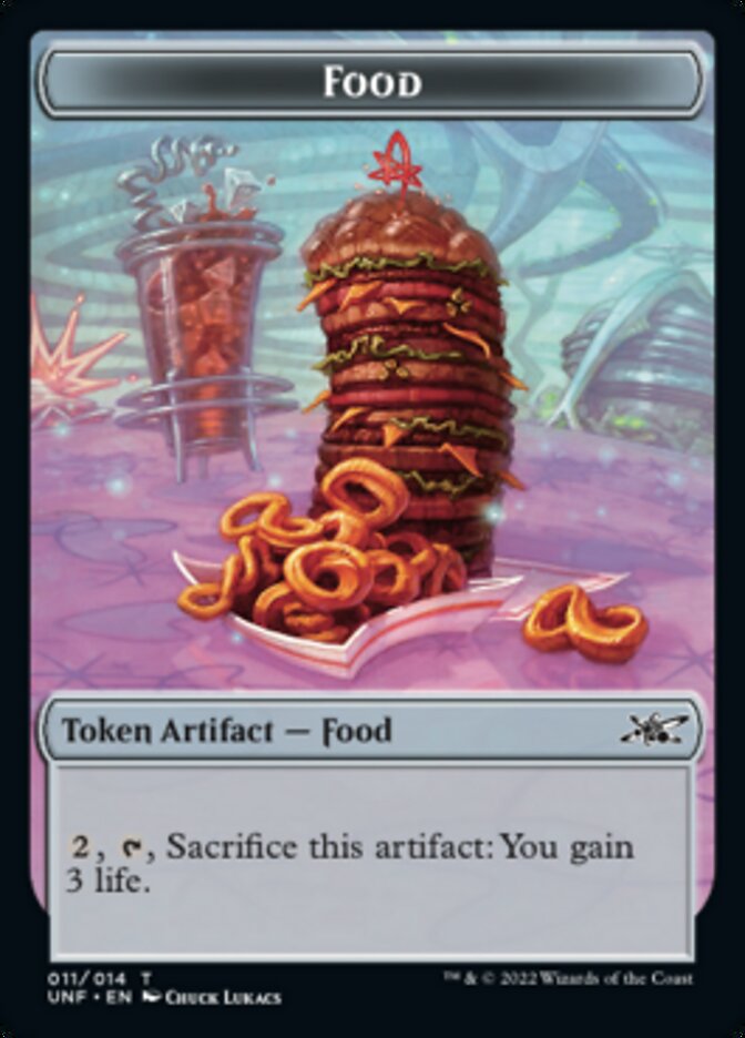 Food (011) Token [Unfinity Tokens] | Game Master's Emporium (The New GME)