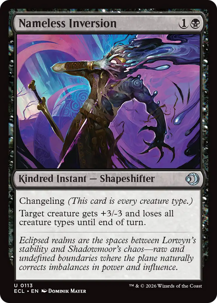 Nameless Inversion [Lorwyn Eclipsed] | Game Master's Emporium (The New GME)