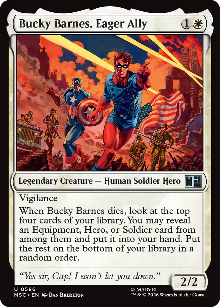 Bucky Barnes, Eager Ally [Marvel Super Heroes Commander] | Game Master's Emporium (The New GME)