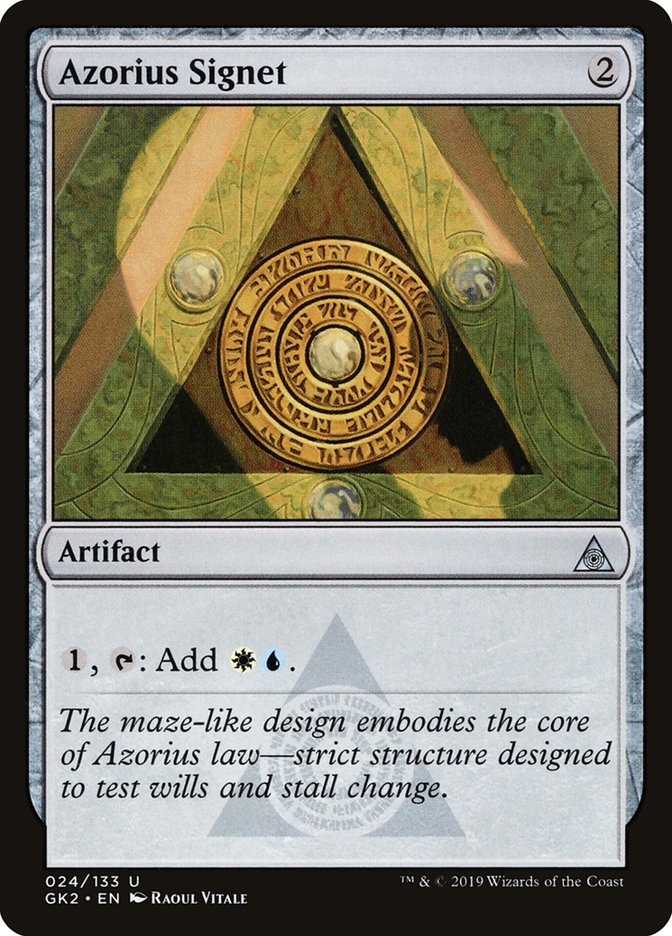 Azorius Signet [Ravnica Allegiance Guild Kit] | Game Master's Emporium (The New GME)