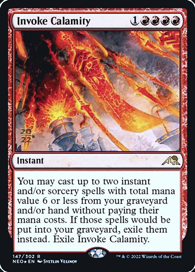 Invoke Calamity [Kamigawa: Neon Dynasty Prerelease Promos] | Game Master's Emporium (The New GME)