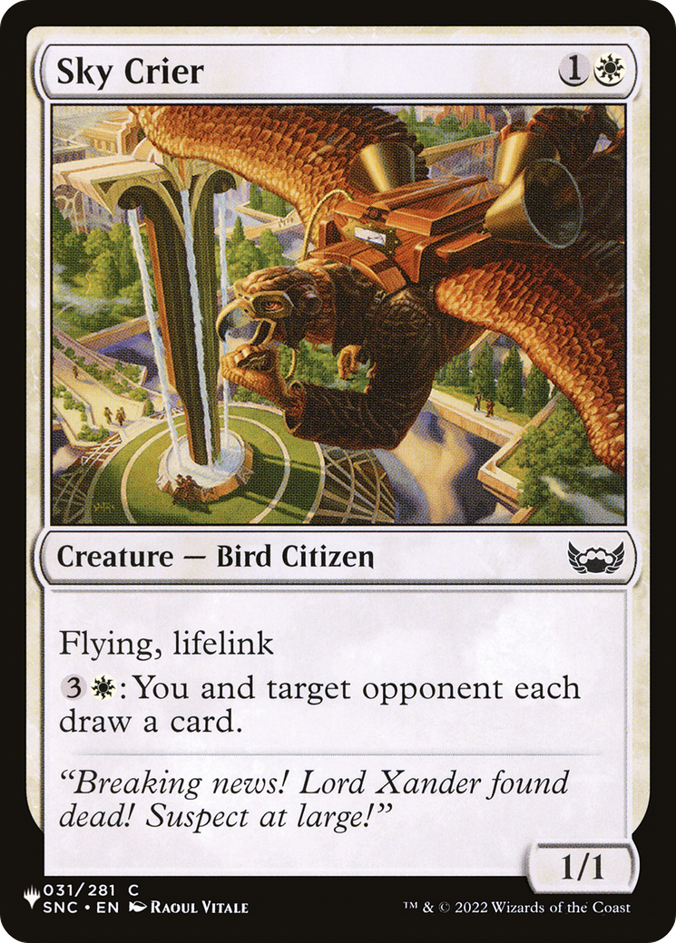 Sky Crier [The List Reprints] | Game Master's Emporium (The New GME)