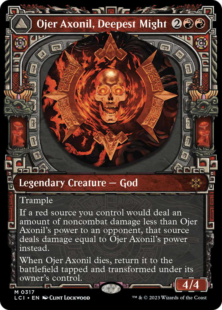 Ojer Axonil, Deepest Might // Temple of Power (Showcase) [The Lost Caverns of Ixalan] | Game Master's Emporium (The New GME)