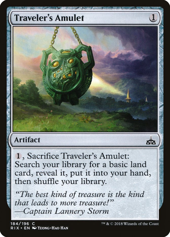 Traveler's Amulet [Rivals of Ixalan] | Game Master's Emporium (The New GME)