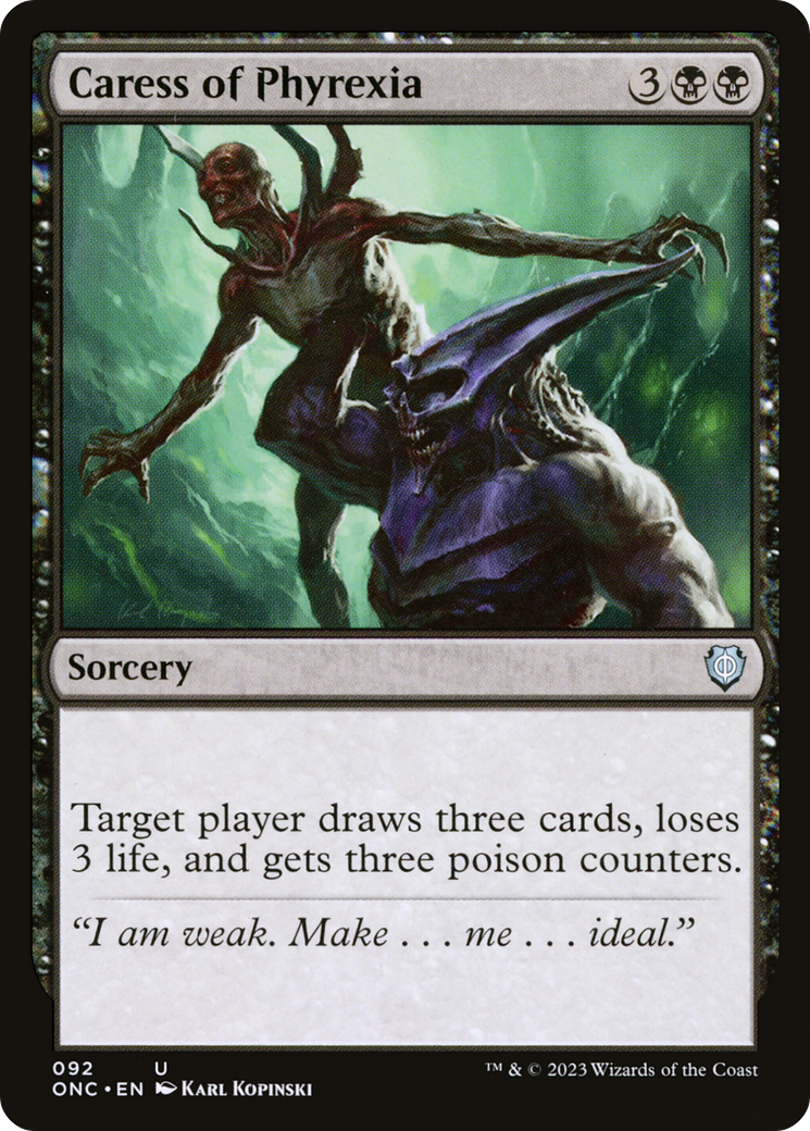 Caress of Phyrexia [Phyrexia: All Will Be One Commander] | Game Master's Emporium (The New GME)