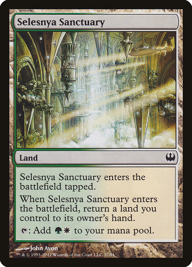 Selesnya Sanctuary [Duel Decks: Knights vs. Dragons] | Game Master's Emporium (The New GME)