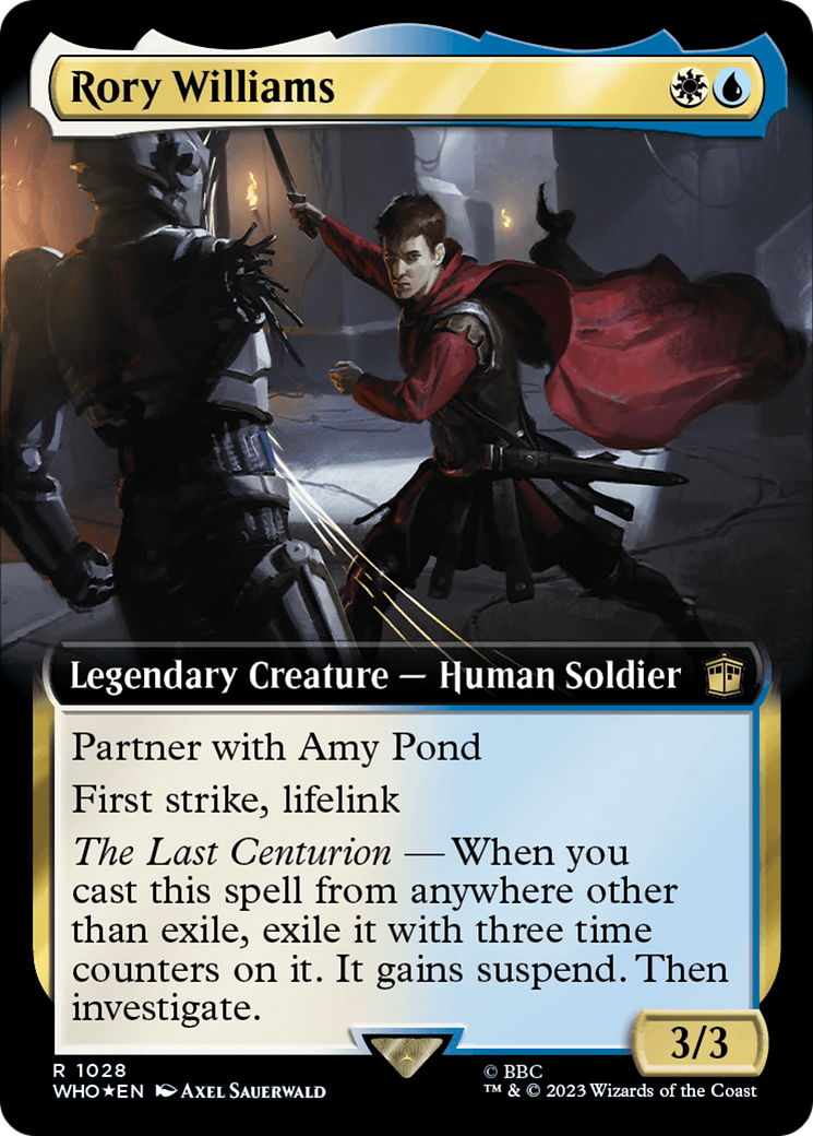 Rory Williams (Extended Art) (Surge Foil) [Doctor Who] | Game Master's Emporium (The New GME)
