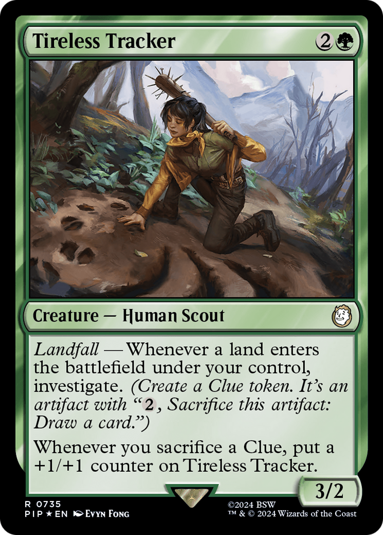 Tireless Tracker (Surge Foil) [Fallout] | Game Master's Emporium (The New GME)