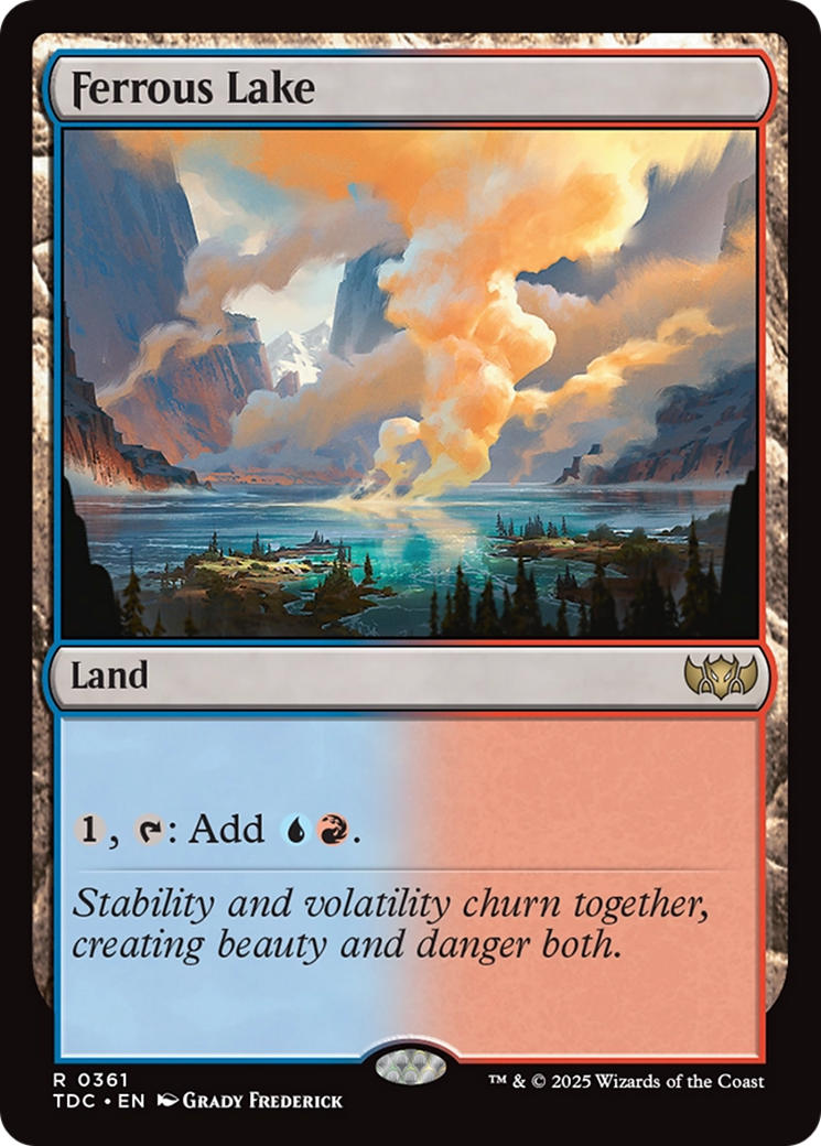 Ferrous Lake [Tarkir: Dragonstorm Commander] | Game Master's Emporium (The New GME)