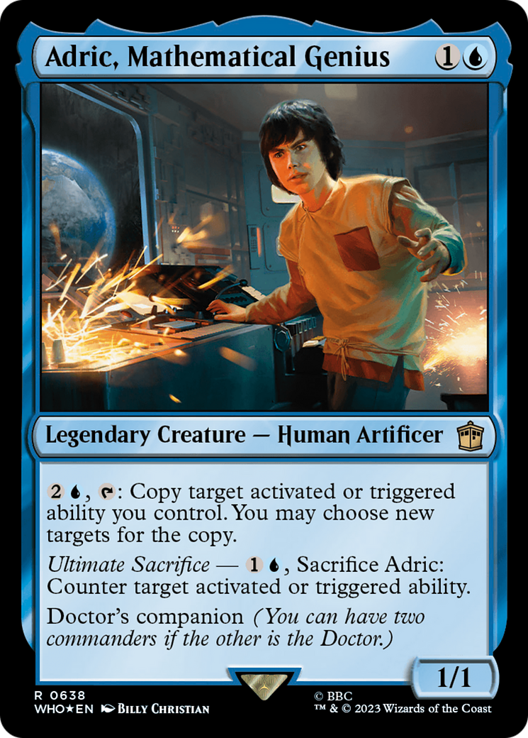 Adric, Mathematical Genius (Surge Foil) [Doctor Who] | Game Master's Emporium (The New GME)