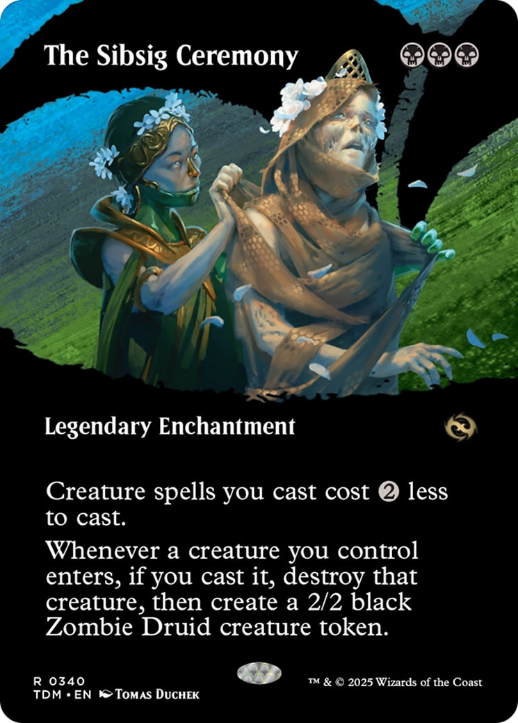 The Sibsig Ceremony (Borderless) [Tarkir: Dragonstorm] | Game Master's Emporium (The New GME)