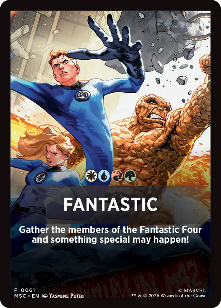 Fantastic Theme Card [Marvel Super Heroes Commander] | Game Master's Emporium (The New GME)