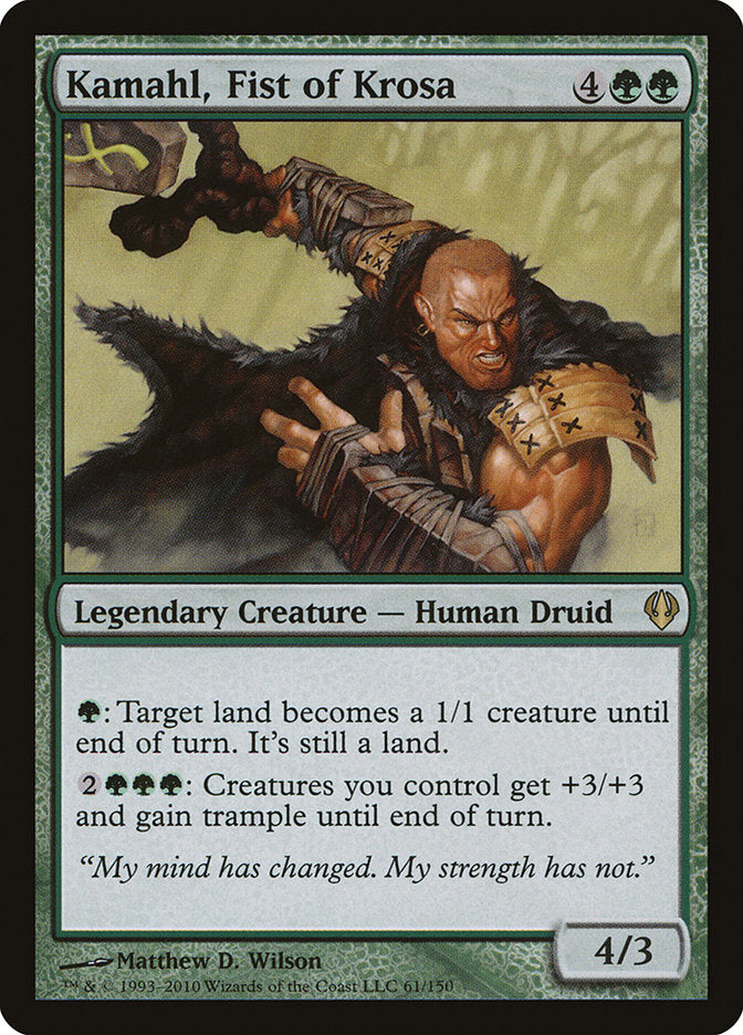 Kamahl, Fist of Krosa [Archenemy] | Game Master's Emporium (The New GME)
