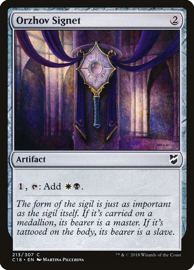 Orzhov Signet [Commander 2018] | Game Master's Emporium (The New GME)