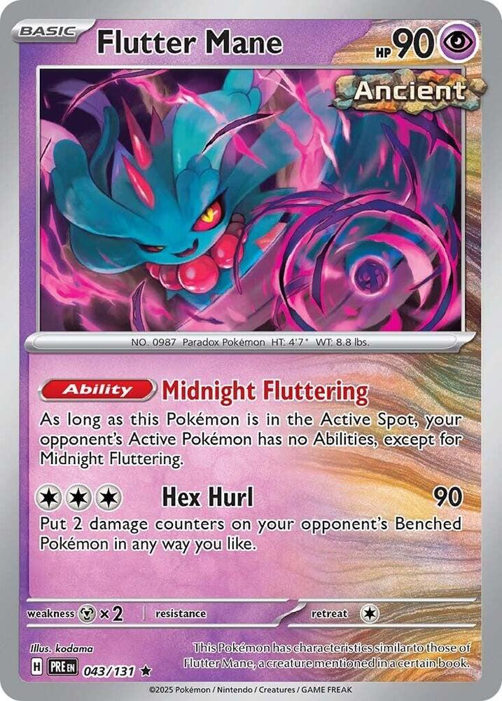 Flutter Mane (043/131) [Scarlet & Violet: Prismatic Evolutions] | Game Master's Emporium (The New GME)