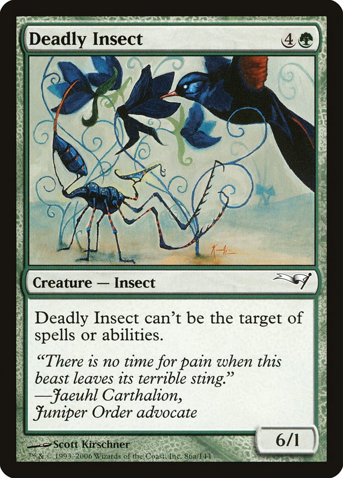 Deadly Insect [Coldsnap Theme Decks] | Game Master's Emporium (The New GME)