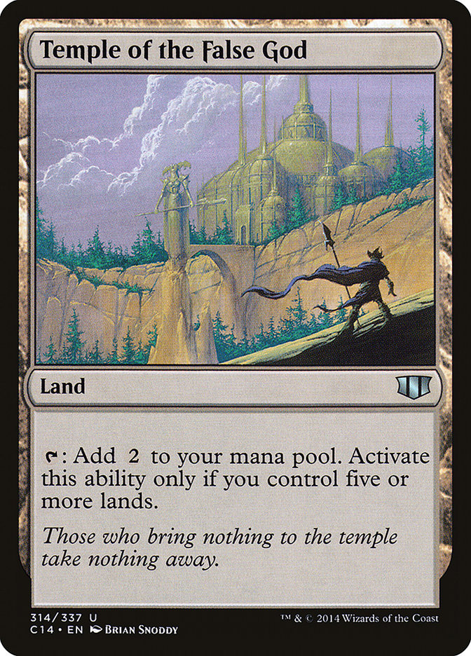 Temple of the False God [Commander 2014] | Game Master's Emporium (The New GME)