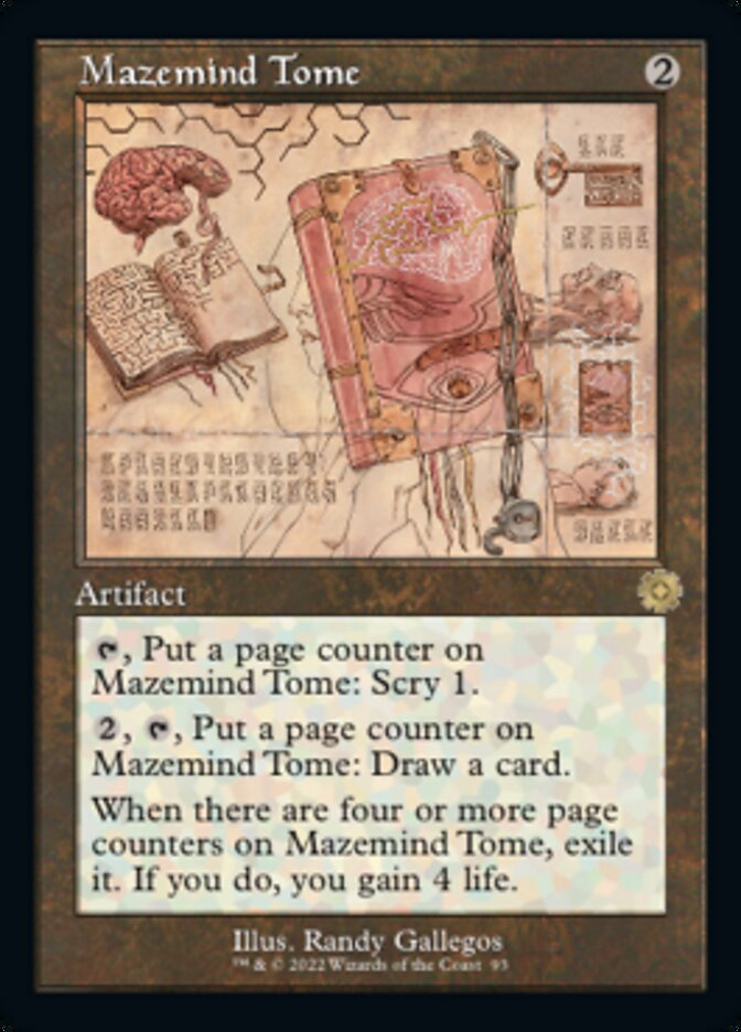 Mazemind Tome (Retro Schematic) [The Brothers' War Retro Artifacts] | Game Master's Emporium (The New GME)