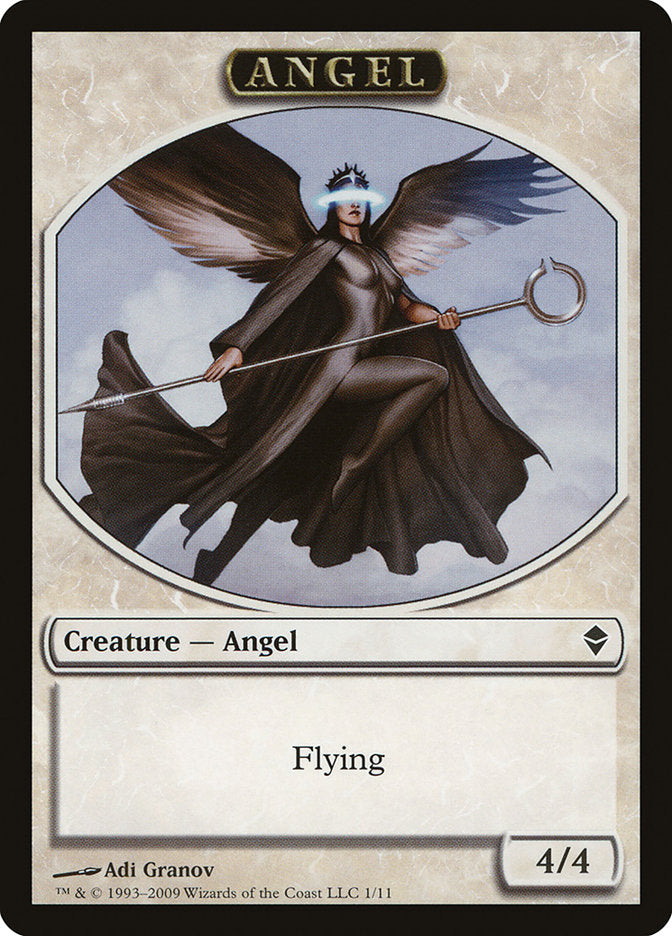 Angel Token [Zendikar Tokens] | Game Master's Emporium (The New GME)
