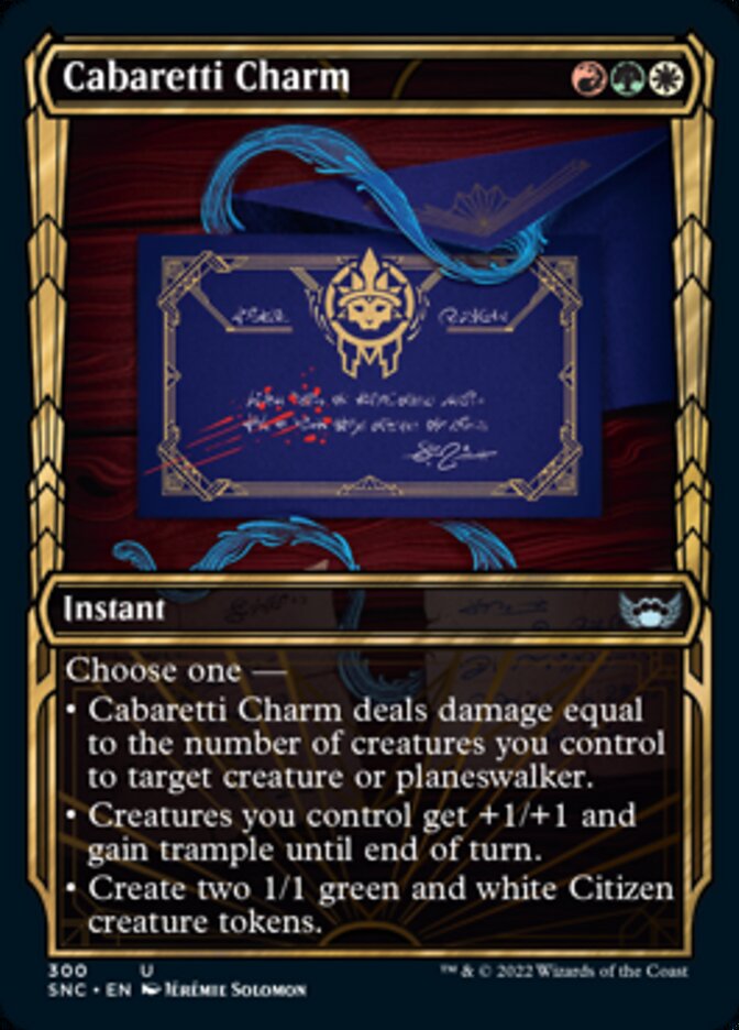 Cabaretti Charm (Showcase Golden Age) [Streets of New Capenna] | Game Master's Emporium (The New GME)