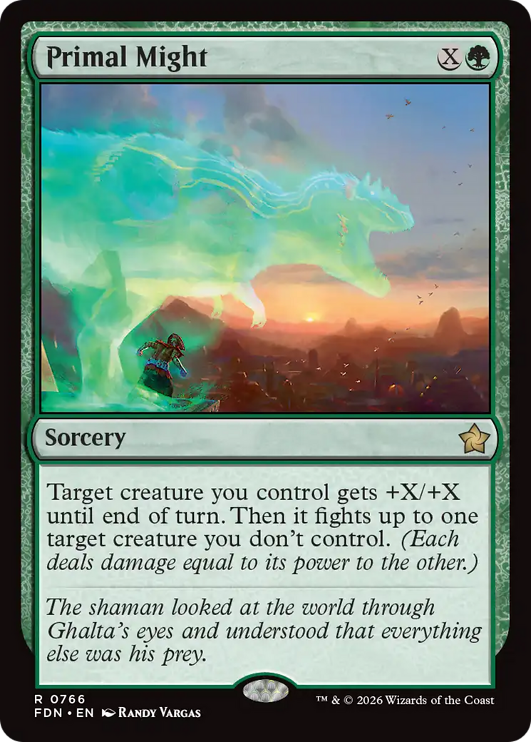 Primal Might (0766) [Foundations] | Game Master's Emporium (The New GME)